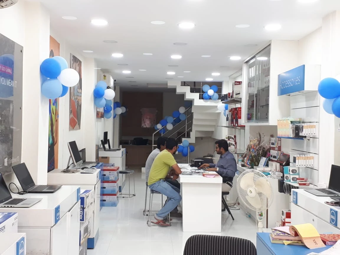 Inside Shubham Computer store